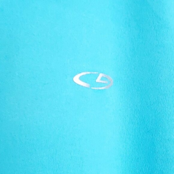 Champion Women's XXL Light Blue Lightweight 1/4 Zip-up Pullover Athletic Jacket - Picture 11 of 12